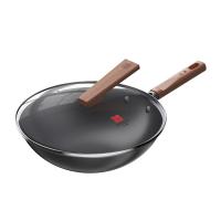 三禾（SANHO） TC32T7（圆底）炒锅 锅具 32cm 曜石黑（单位：个）