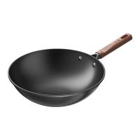 三禾（SANHO） TC32T7（圆底）炒锅 锅具 32cm 曜石黑（单位：个）