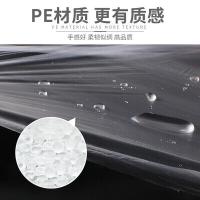 茶花（CHAHUA） 耐用不易破 加厚一次性桌布 1.6*1.6m 10张装（单位：包）透明白色