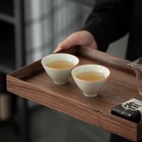 苏氏陶瓷（SUSHI CERAMICS） 冰裂卵青 斗笠杯 65ml*2杯（单位：套）青色