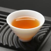 苏氏陶瓷（SUSHI CERAMICS）J0037羊脂玉瓷茶杯斗笠杯陶瓷主人单杯(亮光)礼盒装(单位：个)猪油白