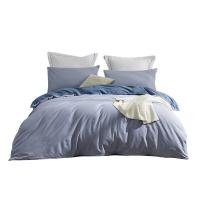 罗莱家纺（LUOLAI） 羽夕 全棉四件套 被套200*230cm+床单230*240cm+枕套48*74cm*2(单位：套)