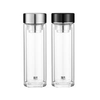 富光（FUGUANG）G2340-SH-400 铭彩双层玻璃杯 400ml（单位：只）颜色随机发货