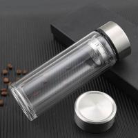 铭创知雨 PC-B1108 欣格双层玻璃杯 300ml (单位: 个)