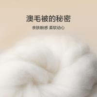 罗莱家纺（LUOLAI） 沁暖澳大利亚羊毛 冬被 200*230cm（单位：床）