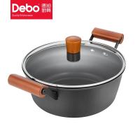 德铂（Debo） 无涂层煎炒铁锅汤锅锅具套装三件套（24cm汤锅+24cm煎锅+32cm炒锅）（单位:套）