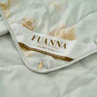 富安娜（fuanna） 逸彩芙蕖 夏凉被 203*229cm 100%聚酯纤维 （单位：床） 绿色