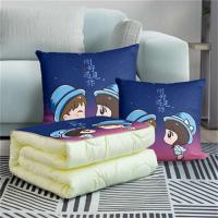 罗蒙 LM-2003 拥抱时光抱枕被 36*36cm (单位:个)深蓝色