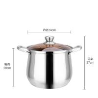 百斯克 BSK-GT230212 宜家复底特高涨型汤锅 24cm(单位：个)