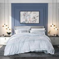 富安娜（fuanna）伊赛贝尔 加大床品四件套 被套230*229cm 床单260*250cm 枕套74*48cm*2（单位：套）蓝色