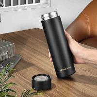 康巴赫（KOBACH） KH-B50B05 商务直身保温杯 480ml (单位:个)玉脂白， 晶钻黑颜色随机发