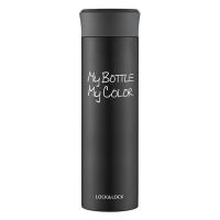 乐扣乐扣（LOCK&LOCK） LHC4015BLK 缤纷保温杯 390ml 黑色（单位：个)