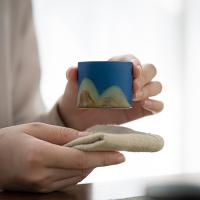 苏氏陶瓷（SUSHI CERAMICS）J0925 千里江山六色杯 容量60ml 宽5.3cm*高4.4cm 6个/套（单位：套）