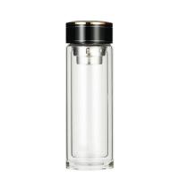 百斯克 BSK-BB252640 至臻茶水分离双层玻璃杯 300ml （单位：个）