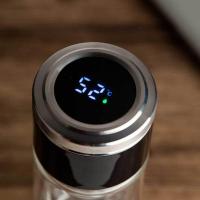 百斯克 BSK-BB210140 臻享温显茶水分离双层玻璃杯 300ml （单位：个）