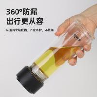 康厨亚（KANGCHUYA）KX8658-st320  防爆双层玻璃杯  320ml  （单位：个）黑色