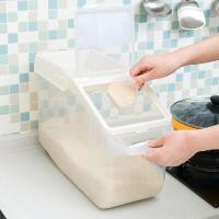 禧天龙 加厚透明 米桶 12L 透明白（单位：个）