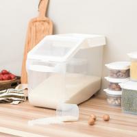 禧天龙 加厚透明 米桶 12L 透明白（单位：个）