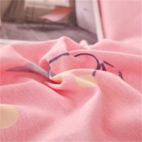 奥特佳（ORTEGA） 001-010065 全棉阳光暖绒四件套 被套200*230cm 床单240*240cm 枕套45*70cm*2 (单位: 套)粉色带花