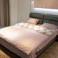 大嘴猴（Paul Frank） DZH-DAI0015 清新云绒印花四件套 被套200*230cm+床单230*250cm+枕套48*74cm*2（单位：套）