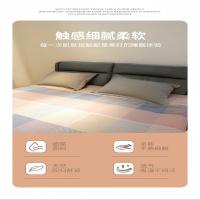 大嘴猴（Paul Frank） DZH-DAI0015 清新云绒印花四件套 被套200*230cm+床单230*250cm+枕套48*74cm*2（单位：套）