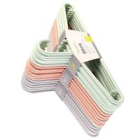 茶花（CHAHUA） 0701 塑料晾衣架 6只/组 随机色 (单位:组)