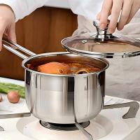 百斯克 BSK-GN071824 宜家奶锅 18cm (单位: 个) 带锅盖