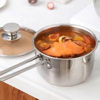 百斯克 BSK-GN071824 宜家奶锅 18cm (单位: 个) 带锅盖