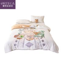 奥特佳（ORTEGA） 春秋被 时光针织棉家纺 JF020216 210*230cm (单位:床) 杏色