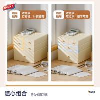 太力（TAILI） ATT447 桌面收纳盒 四件套 桌面收纳盒20*10*5cm*2+20*10*10cm*1+20*20*10cm*1（单位：组)