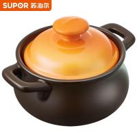 苏泊尔（SUPOR） EB60MAT01 砂锅 6L 陶瓷煲大容量 (单位:个) 橙色