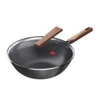 三禾（SANHO） TC32T8 0涂层不粘铁锅 32cm 含盖 (单位:个)