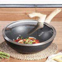 炊大皇（COOKER KING） C30JD1 麦饭石炒锅 30cm 黑曜石 (单位:个)