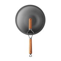 三禾（SANHO） 无涂层窒氮轻铁锅 32cm (单位:个)