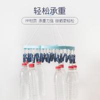 茶花（CHAHUA） 0793 梅花型多夹头衣架 32*32cm （单位：个） 蓝色