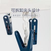 茶花（CHAHUA） 0793 梅花型多夹头衣架 32*32cm （单位：个） 蓝色