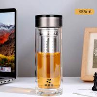 璞莉丝 PLS5241 朗仕系列双层玻璃杯 385ml （单位：个)颜色随机