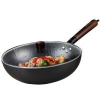 美厨（MAXCOOK） 带盖鱼鳞纹炒锅 32cm  MCDS-2547 （单位:个）