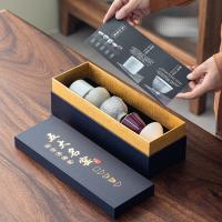 璞莉丝 PLS050 五大名窑茶具套装 6件套 扳指杯100ml 花瓣杯85ml 八方杯85ml 莲花杯60ml 斗笠杯60ml（单位：套)