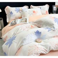 奥芙妮 枫叶之恋全棉四件套 AO-QMS25411 被套200cm*230cm床单230cm*245cm枕套48cm*74cm*2 (单位:套) 枫叶白色