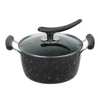 LUVHOO  LH-TZ15 伯尔尼-珐琅锅三件套炒锅+汤锅+煎锅 32cm+20cm+24cm（单位：套）黑色