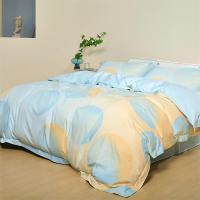 水星家纺（MERCURY） 梦之泡影全棉四件套 被套:220cmx240cm 床单:270cm x245cm 枕套:48cmx74cm*2 （单位：套）