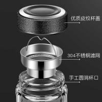 艾逸瑶选 CJ-21052 逸生活绅士双层玻璃杯 400ML(单位：个)