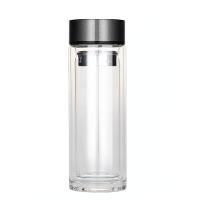 百斯克 BSK-BB832540典雅茶水分离双层玻璃杯 300ml（单位：个）