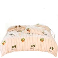 奥芙妮 快乐精灵全棉四件套 AO-QMS25409 被套200*230cm床单230*245cm枕套48*74cm*2 (单位:套) 条纹米白