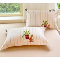 奥芙妮 快乐精灵全棉四件套 AO-QMS25409 被套200*230cm床单230*245cm枕套48*74cm*2 (单位:套) 条纹米白