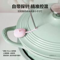 北鼎 珐琅锅铸铁锅 焖炖锅 锅具 25cm 浅杉绿（单位：个）