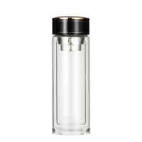 百斯克 BSK-BB252640至臻茶水分离双层玻璃杯 300ml（单位：个）