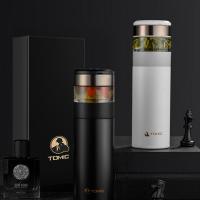 特美刻（TOMIC） TW60051Y 茶水分离保温杯 370ml(单位：个) 白色