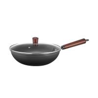 朗赫 LH-CG18 铂佧爆优质铁锅 30cm（单位：个）